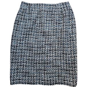 Larry Levine Suit Skirt Wool Blend Tweed Size 12